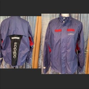 Vintage Adidas M purple lavender red silver black